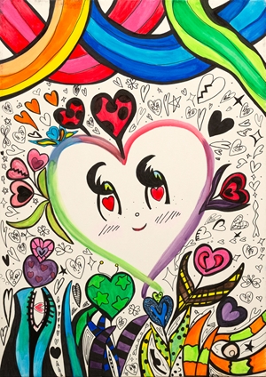 「心」中野 碧葉