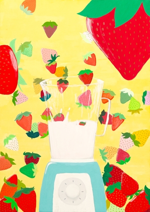 「いちごまみれ」尾下 瑠奈