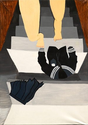 「この階段をこえて」大連 杏