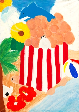 「夏の異世界に異物混入？！」園 歩佳