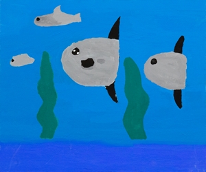 「マンボウと魚」大木 奏門