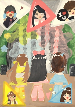 「3色の花」定永 一花